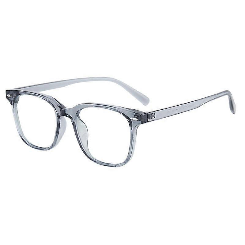 Blue Light Blocking Oversized Reading Glasses +3.50 Grey Frame Anti Glare Computer Readers