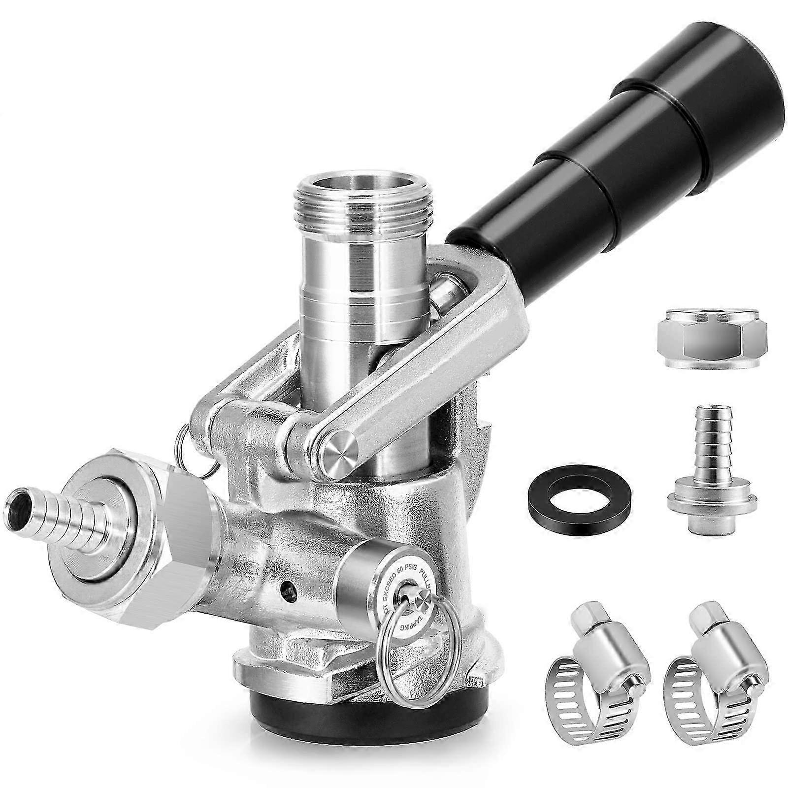 2026 D-System Stainless Steel Draft Line Keg Coupler