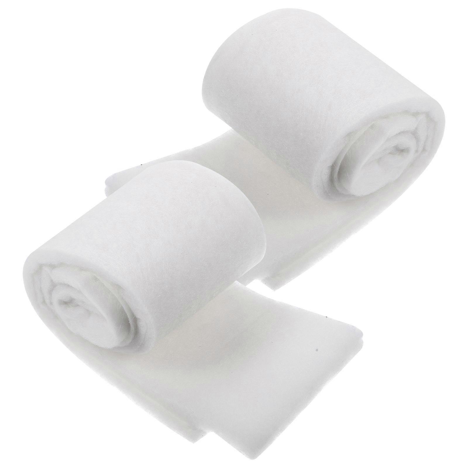 Purification Filter Cotton Pad for Aquarium 2Pcs Thickened White Filter
