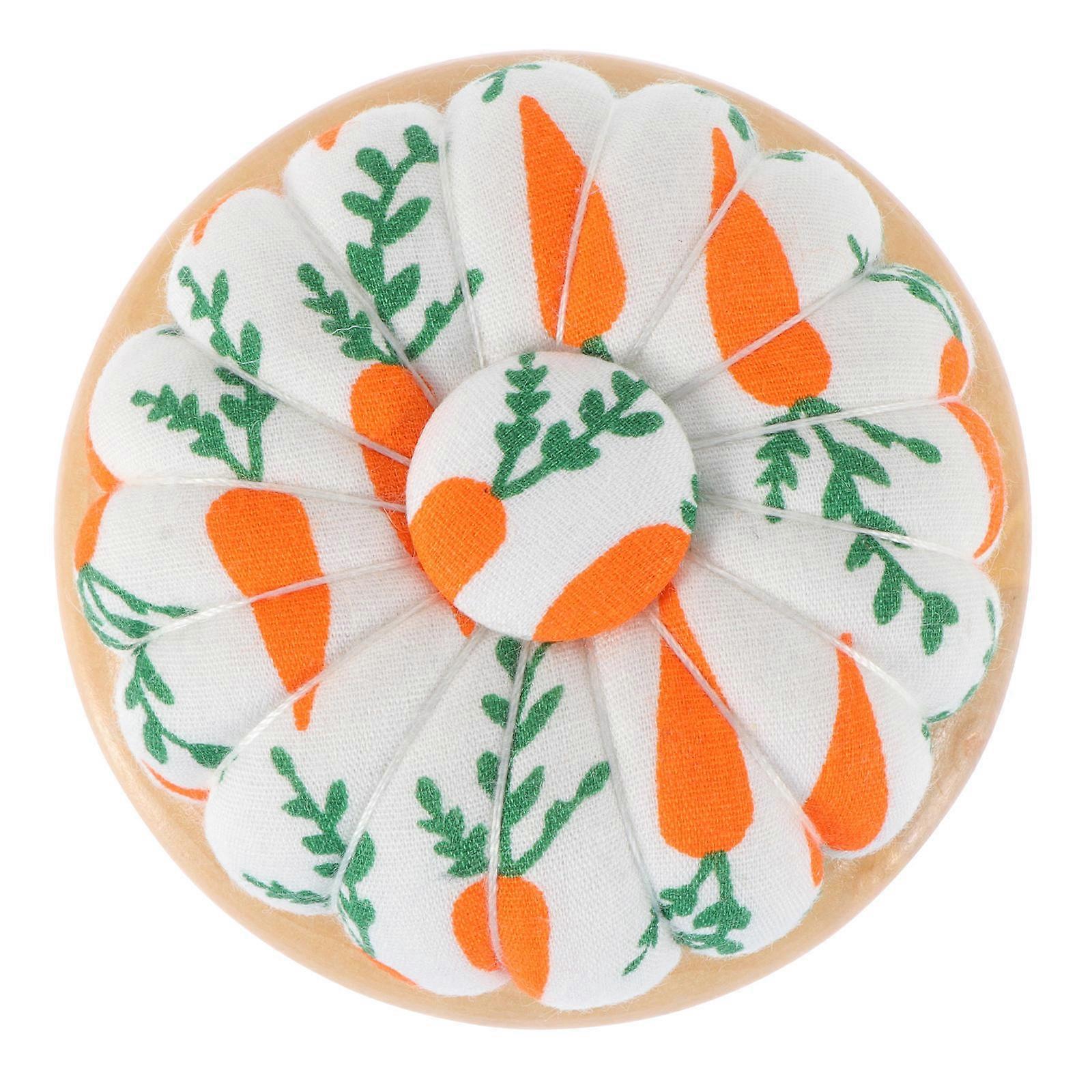 Assorted Color Sewing Pin Cushion for Needle Use Pumpkin Shape Needle Pad