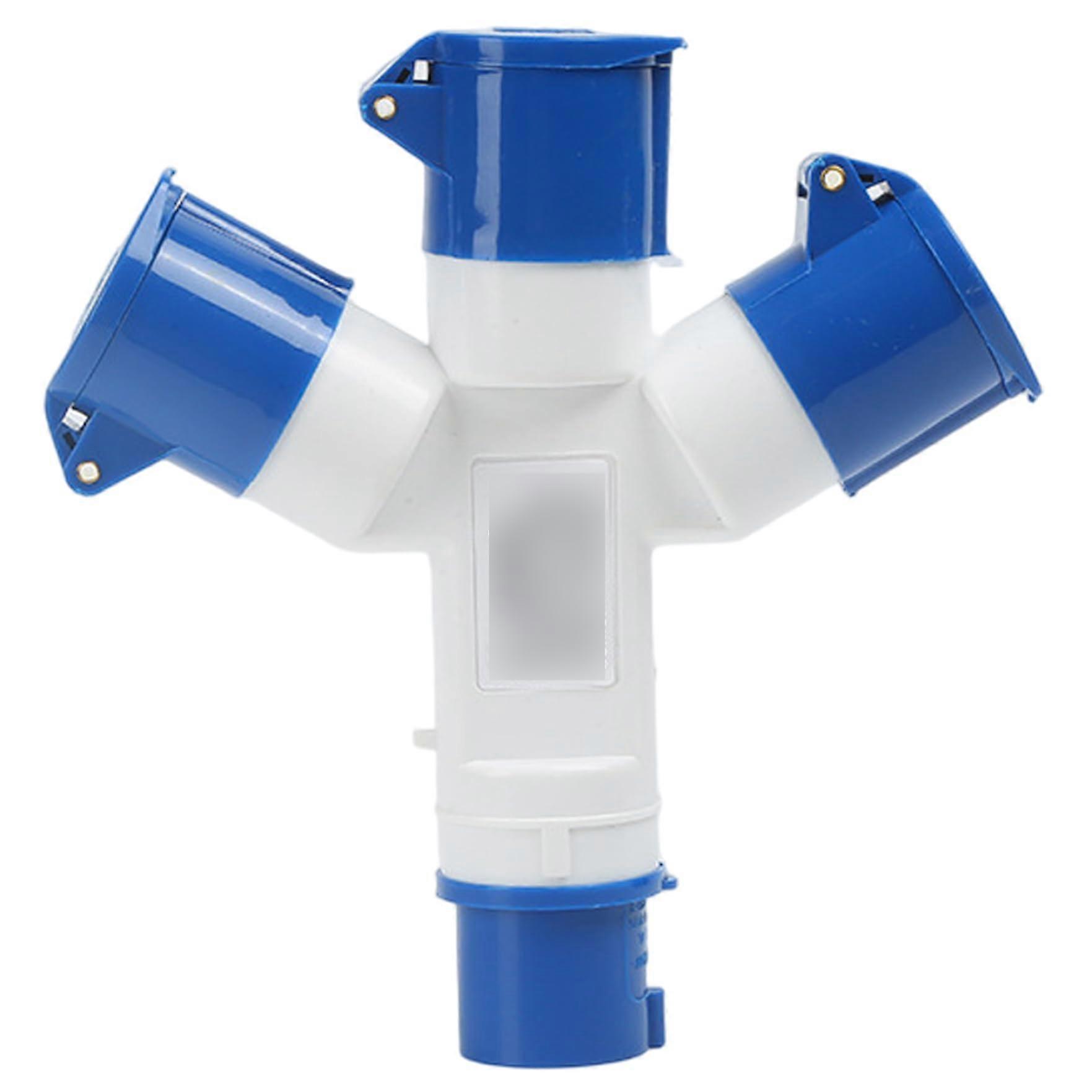 Caravan Electric Hookup Adapter 16 Amp Waterproof 3 Way Splitter for Motorhome Camping