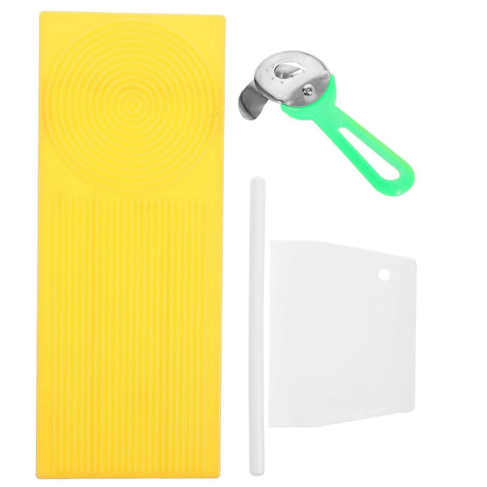 4Pcs Plastic Gnocchi Board Set for Homemade Pasta Maker Tools, Consistent Shapes, Easy Handling