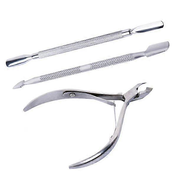 Cuticle kit - Cuticle scissors, cuticle pusher