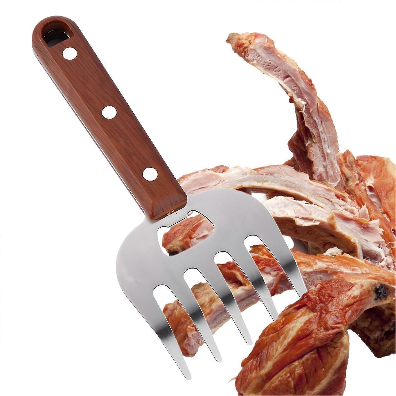 Stainless Steel Meat Shredding Claws with Ergonomic Handle for Pulled Pork Beef Chicken BBQ