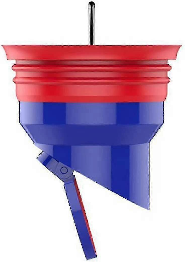 Anti Odor Floor Strainer Filter Plug: 35-52mm Spool Drain Backflow Preventer (blue, red, 1pcs)