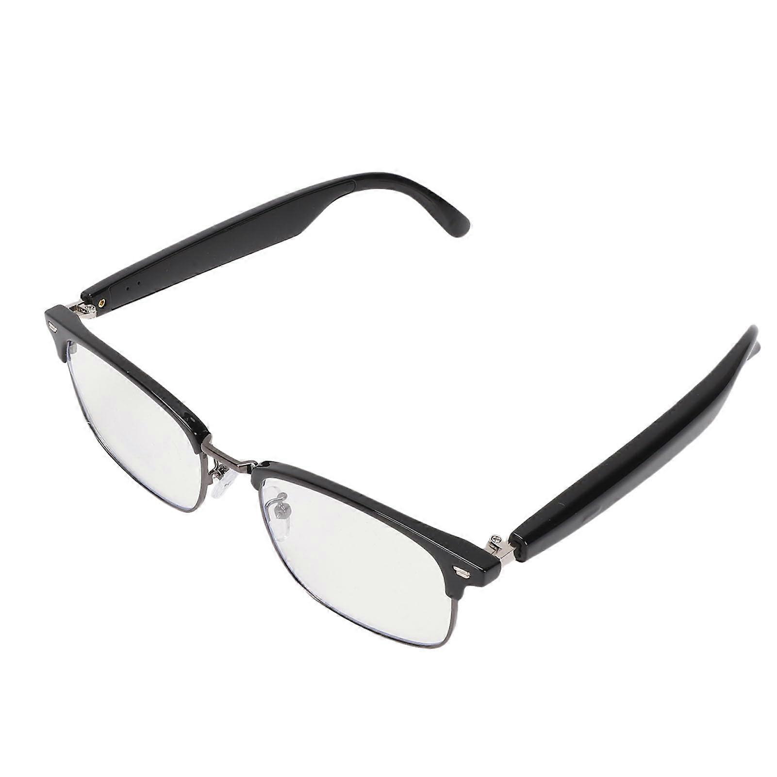 Bluetooth Smart Glasses with Speakers and Mic, Bluetooth 5.3, Touch Control, Blue Light Blocking