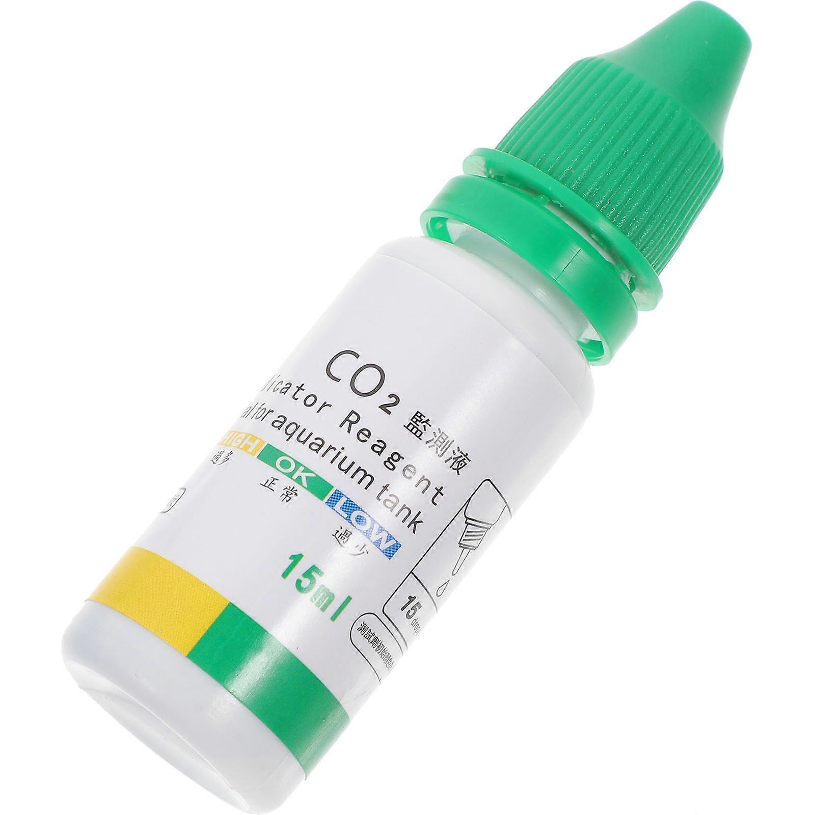 Water Aquarium Co2 Indicator Solution for Accurate Testing 1 Bottle