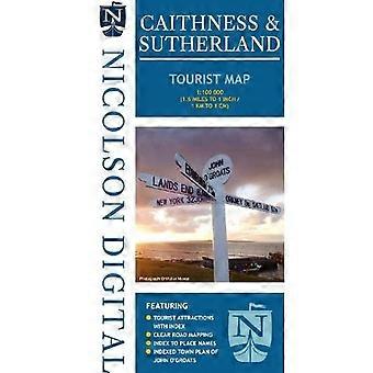 Nicolson Caithness & Sutherland turistikartta