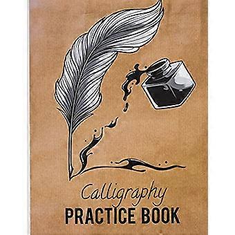 Libro di pratica di calligrafia: cartella di lavoro per principianti 3 sezioni Angoli linea, linea retta, penne a doppio pennello
