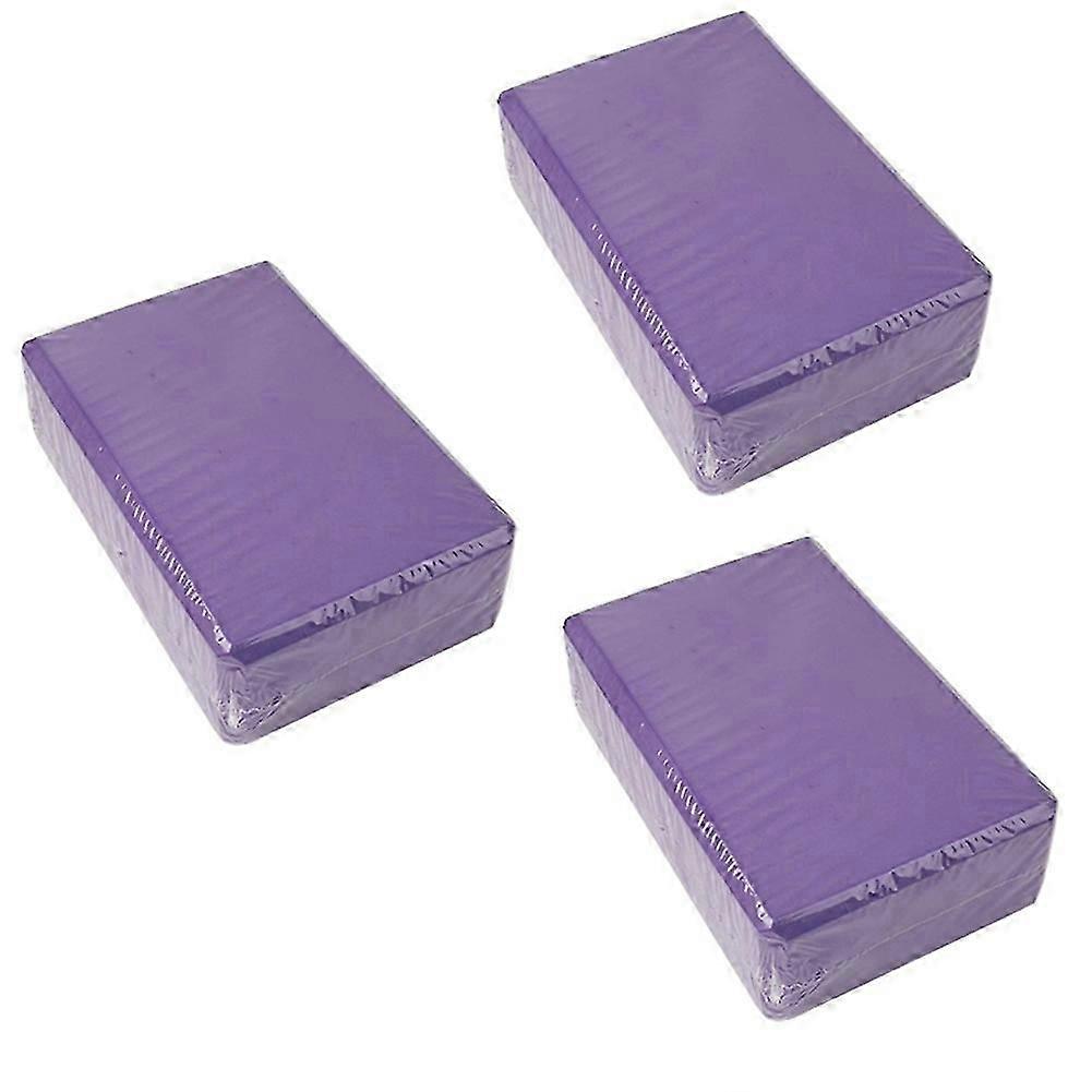 Yoga Bricks, Exercise Bricks, Yoga Supplies, Purple