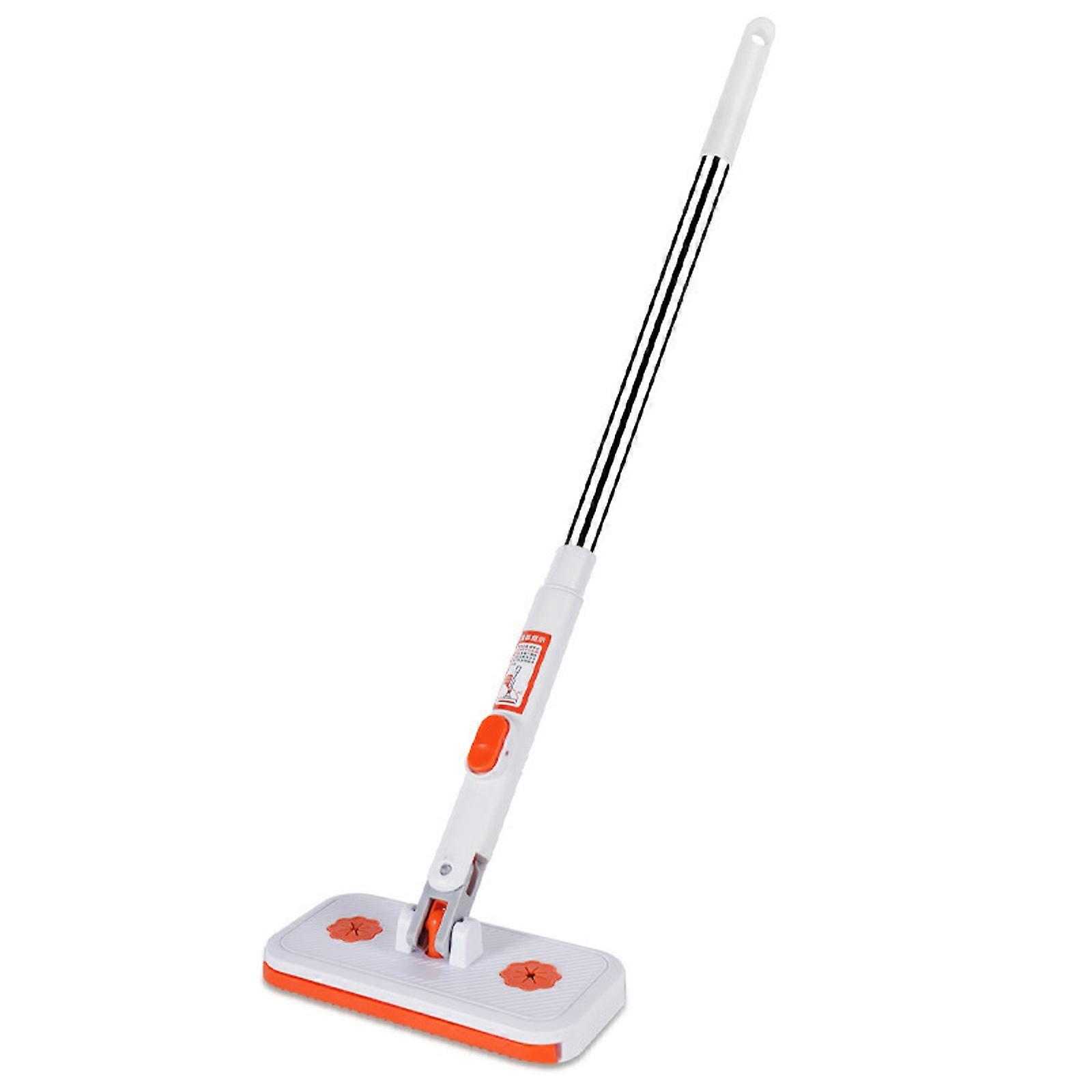 Multipurpose Home Cloth Mop With Stainless Steel Handle For Wet And Dry Cleaning Efficient for Tight Space Hard Floor Multicolor