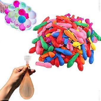 600Pcs Water Balloons for Water Fights, Fast-Fill Water Bombs with Faucet Adapter, Summer Outdoor Pool Party Toys