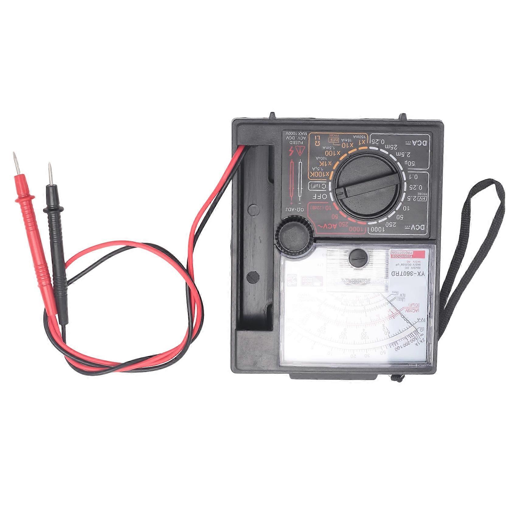 Analog Multimeter Tester with Buzzer Test Pen Voltage Current Tester