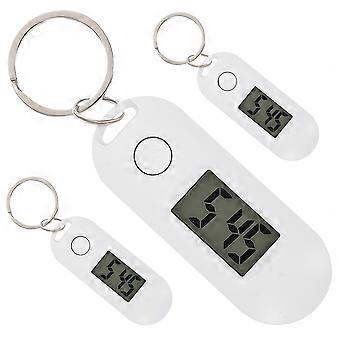 Candy Color Electronic Keychain Hanging Watch for Students Use 3Pcs Set