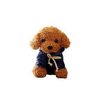 Dog Toy Plush Poodle Doll for Decoration 1Pcs Brown Plush Puppy Toy
