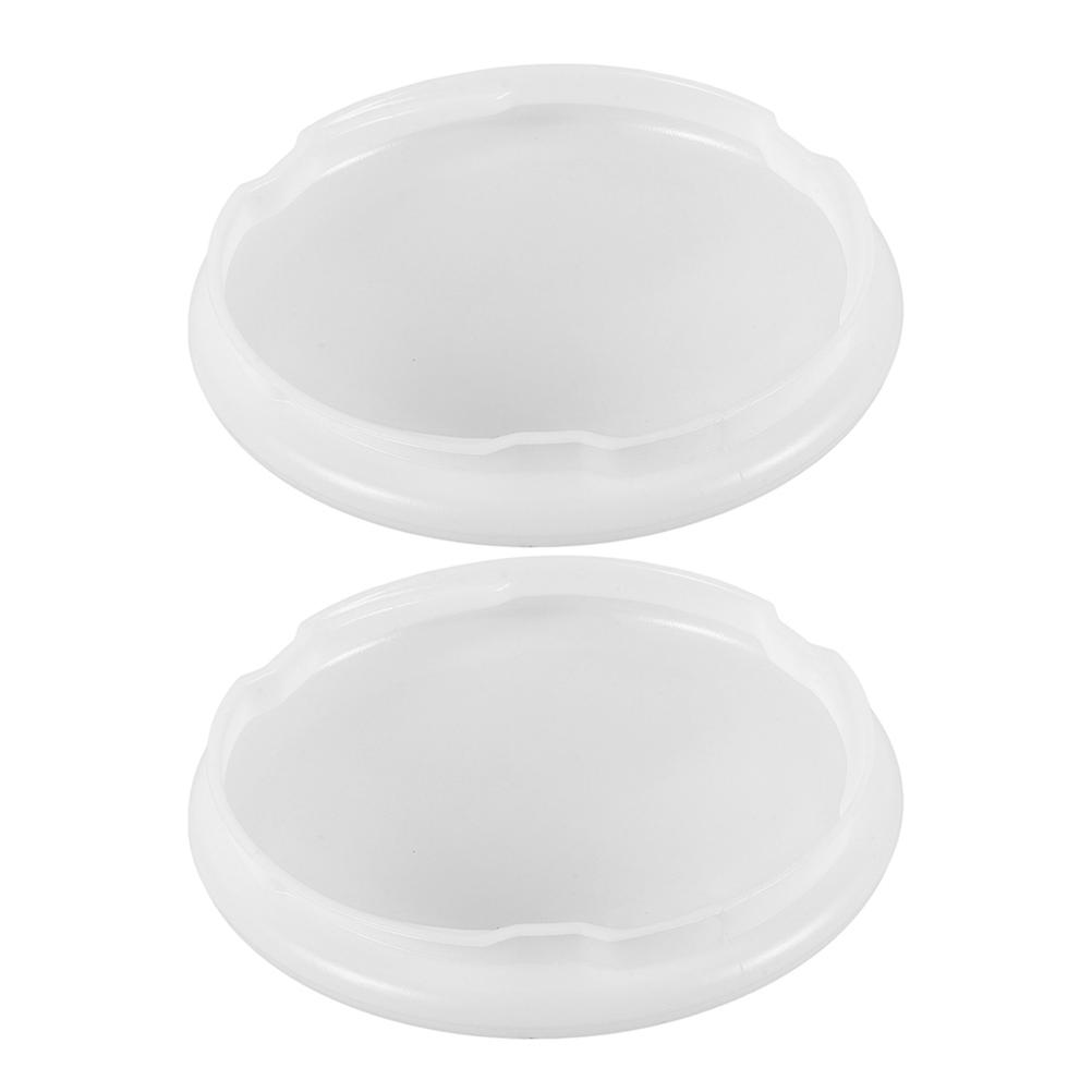 4Pcs Flush Mount Plastic Ceiling Light Cover White Decorative Shade
