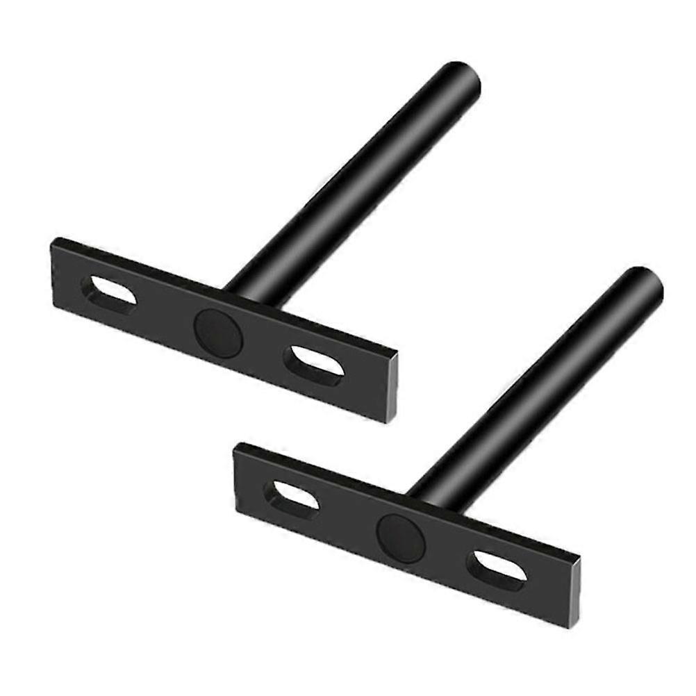 Hidden Shelf Brackets T Shape Support for Partition 2Pcs Brackets for Home