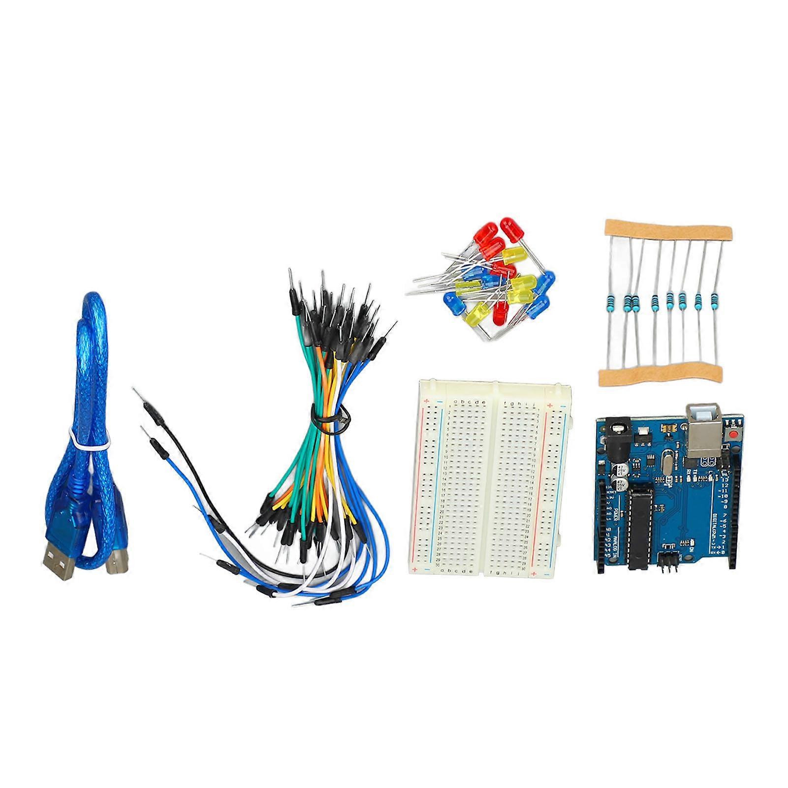 Basic Starter Kit Development Board Module Beginner Sensor Learning Complete Accessories Electronic Components for R3
