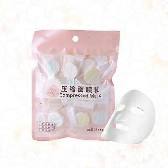 Facial Mask Compressed Mask for DIY Use 20Pcs Nonwovens Face Masks