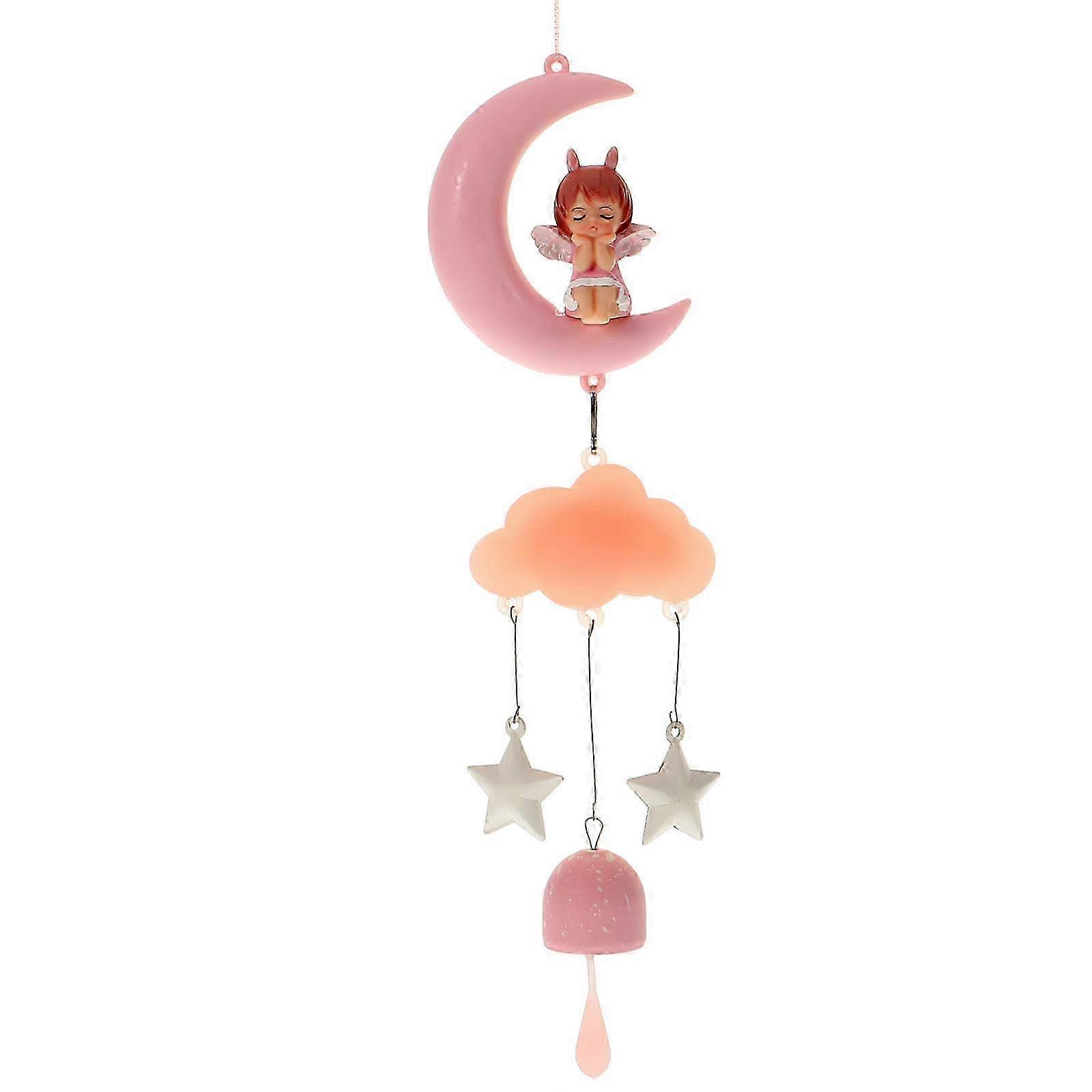 Rabbit Wind Chimes Indoor Hanging Decorative Wind Bell 2Pcs Set