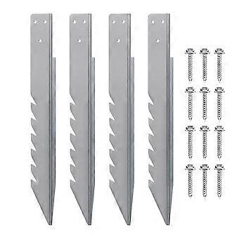 Fence Post Stakes Repair Kit – Rust-Resistant – for Heavy Duty Ground Stakes