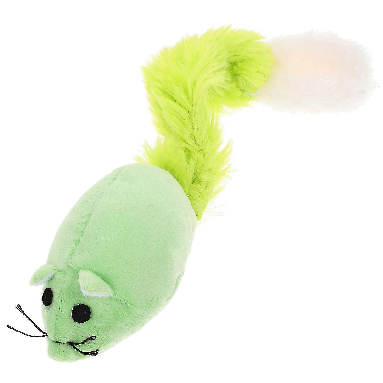 Catnip Mouse Plush Toy Soft for Kitten Interactive Play