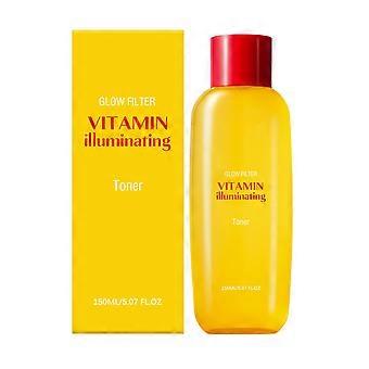 150 ml Vitamin-Aufhellendes Gesichtswasser mit Vitamin C und 3 % Niacinamid, Sanfte, tägliche Peeling- und Aufhellungslotion, Feuchtigkeitsspendende Pflegeessenz
