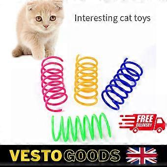 Cat &Kitten Spring Toys 4-24 pcs Bouncy Interactive Hunting Teasing Playing Cat