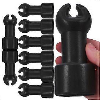 10pcs Universal Trampoline Pole Caps Plastic Tube Protectors Durable Uv-Resistant Trampoline Replacement Parts For Outdoor Use
