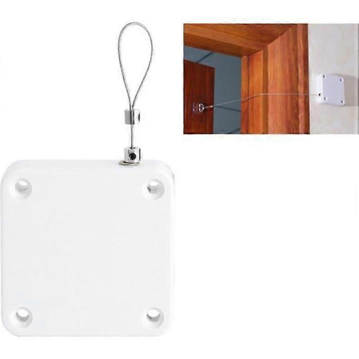 Automatic Door Closer No Drilling Closes Doors Automatically-white