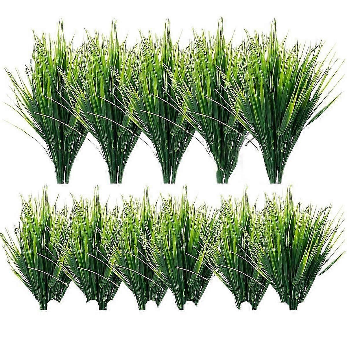 Artificial plastic grass, plant green grass