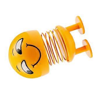 Funny Spring Bobble Head Doll for Car Dashboard, Creative Office Desktop Decoration, Head Shaking Toy, Durable Plastic