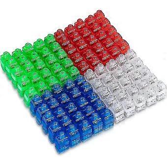 Finger Lichter, 100pcs Led Finger Lampe Party Favor Finger Ring Super Hell Beleuchtete Ringe Finger Taschenlampe