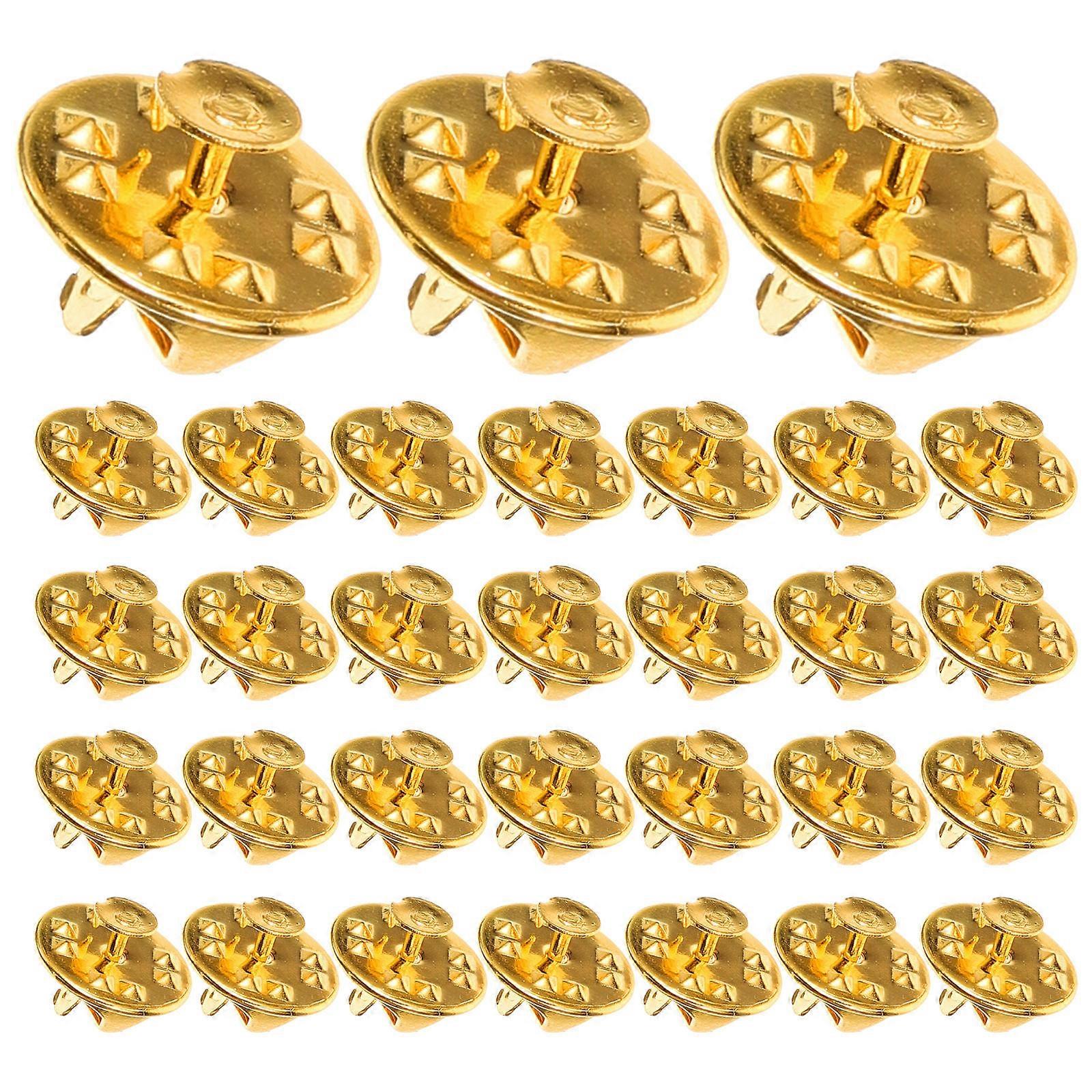 50Pcs Locking Pin Back Replacement Back Locking Craft Making Clutch Back