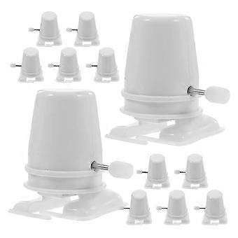 Robot Clockwork Movement for Replacement 12Pcs Toy Parts in Grey Plastic