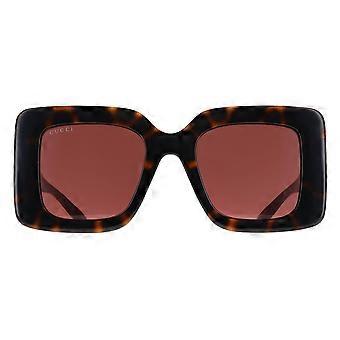 Gucci Sunglasses GG2025S 002 Havana Brown Red