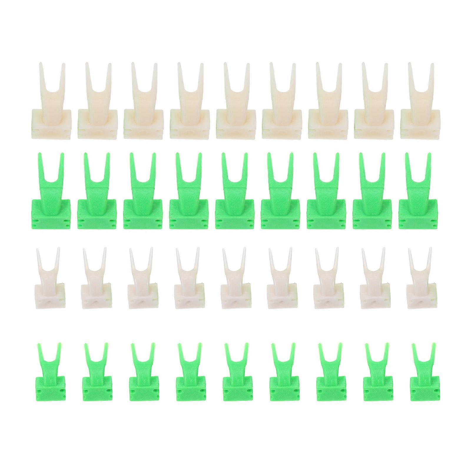 Parrots Fruit Fork Plastic Vegetable Holder for Pet Use 100Pcs