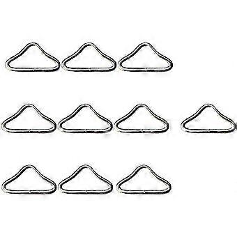 20pcs stainless steel triangle ring buckle v rings for trampoline replacement parts bag [XR]