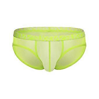 Sukrew Herre Transparent Low Rise Brief Syregult Gjennomsiktig Mesh Undertøy