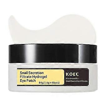 Under Eye Patches for Dark Circles: Snail Mucin Gel Masks for Puffiness Undereye Bags Wrinkles - Instant Brightening Moisturizing Skin Treatment Pads