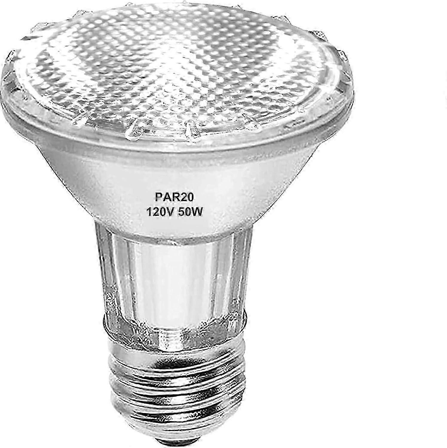50W PAR20 Halogen Light Bulb 120V E26 Warm White 2-Pack