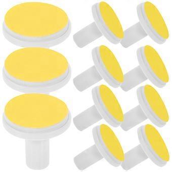 Electric Nail Trimmer Replacement Heads for Adult Grinding 12Pcs Yellow