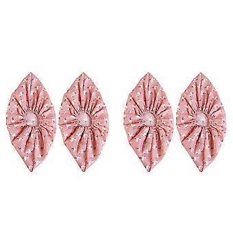 Breathable Shoe Covers for Protection 2Pairs Washable Pink Cotton Footwear