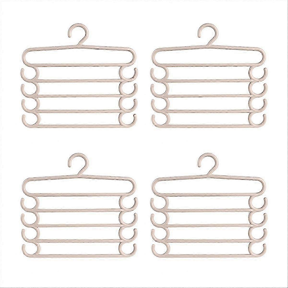 Pants Rack Multifunctional Household Saving Space Clothes 5 Layers A