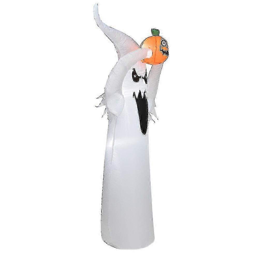 Glow Lifting Pumpkin And Light Inflatable Ghost