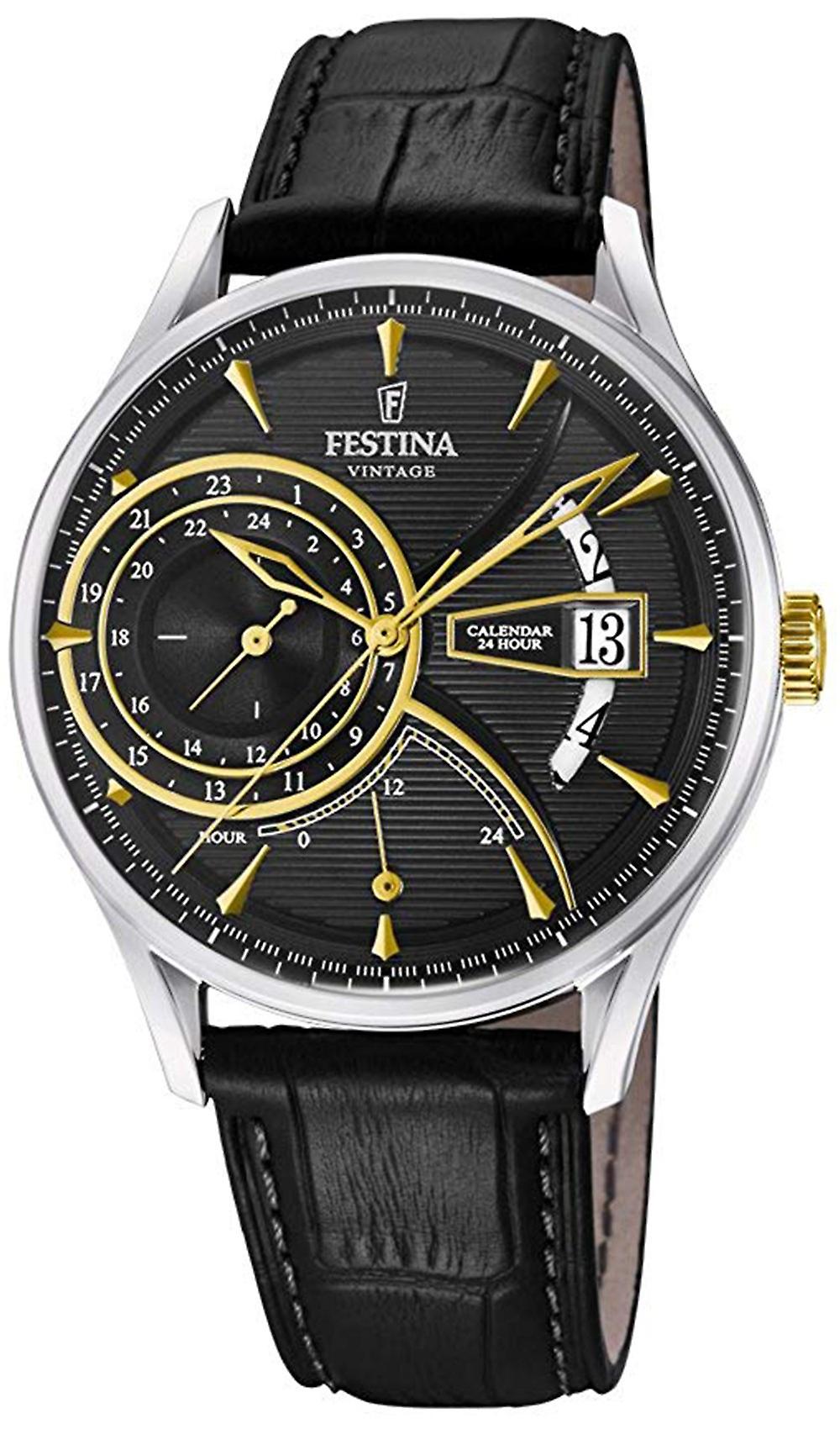 Feast Quartz Analog Man Watch with Cowhide Bracelet F16985/4