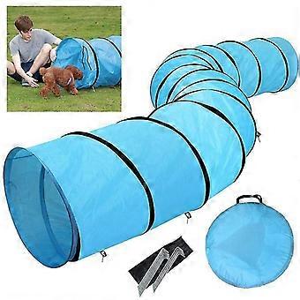 Large Collapsible Cat Tunnel and Pet Play Tube, Foldable Tent for Indoor Outdoor Use, Dog Training Toy for Large Cats and Dogs