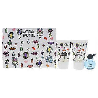 Moschino Cheap And Chic So Real By Moschino For Women - 3 Pc Gift Set 4.9ml Edt Splash, 0.8oz Shower Gel, 0.8oz Body Lotion