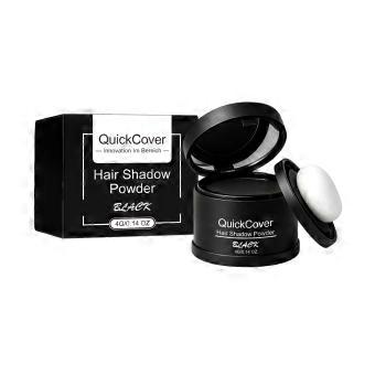2pcs Hairline Coverage and Touch - up Powder, Black, for Natural Blending and Easy Application