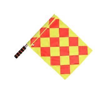 Vibrant Referee Flag Stainless Pole Soft Handle